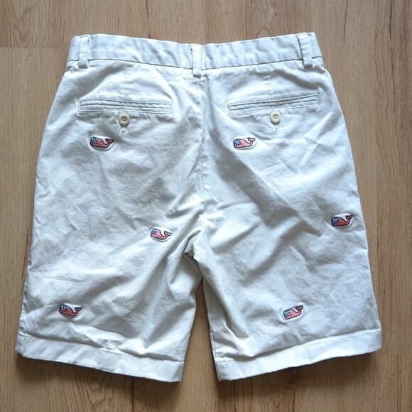 Vineyard Vines Breaker Shorts American Whales Khakis - Picture 2 of 5